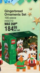 Gingerbread Ornaments Set 190-piece