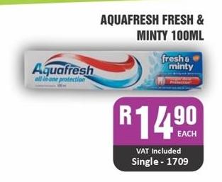 AQUAFRESH FRESH & MINTY 100ML