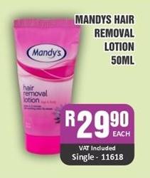 Mandy's Hair Removal Lotion 50 ML 