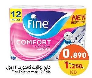 Fine Toilet comfort 12 Rolls