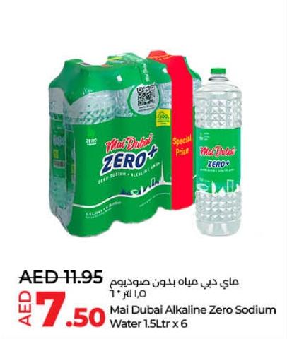 Mai Dubai Alkaline Zero Sodium Water 1.5Ltr x 6