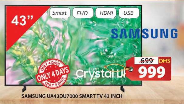 SAMSUNG UA43DU7000 SMART TV