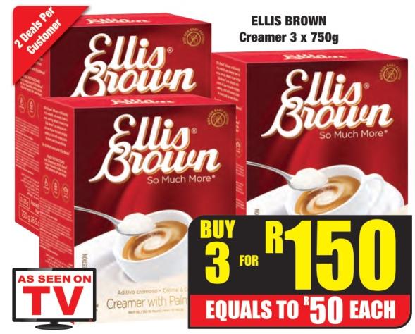 Ellis Brown Creamer 3 x 750g