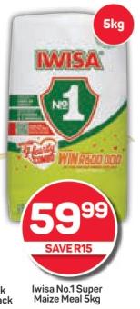 Iwisa No.1 Super Maize Meal 5kg