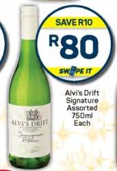 Alvi's Drift Signature Assorted 750ml Each