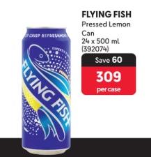 FLYING FISH Pressed Lemon Can 24 x 500 ml