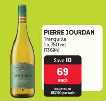 PIERRE JOURDAN Tranquille 1 x 750 ml