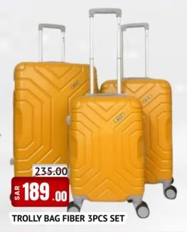 TROLLY BAG FIBER 3PCS SET