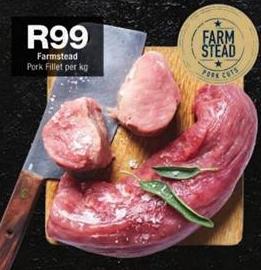 Farmstead Pork Fillet per kg