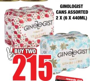 GinoLogist Cans Assorted 2 x (6 x 440ml) 