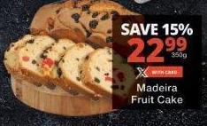 Madeira Fruit Cake 350gm