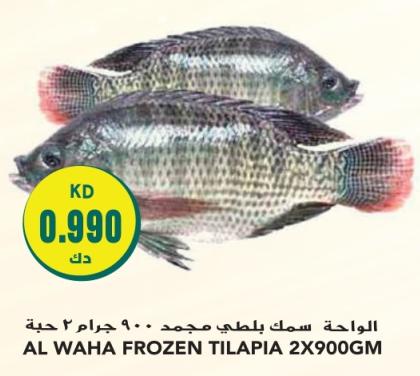 AL WAHA FROZEN TILAPIA 2X900GM