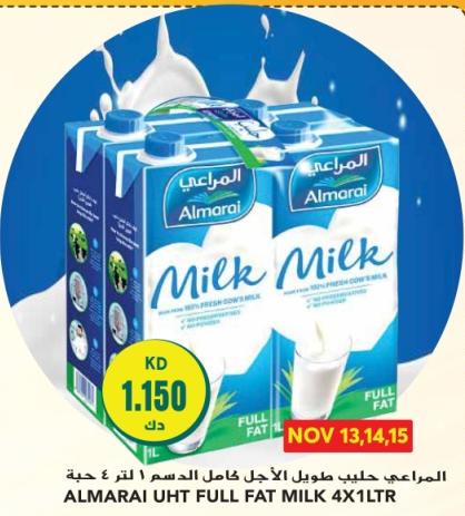 ALMARAI UHT FULL FAT MILK 4X1LTR