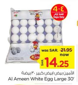 Al Ameen White Egg Large 30