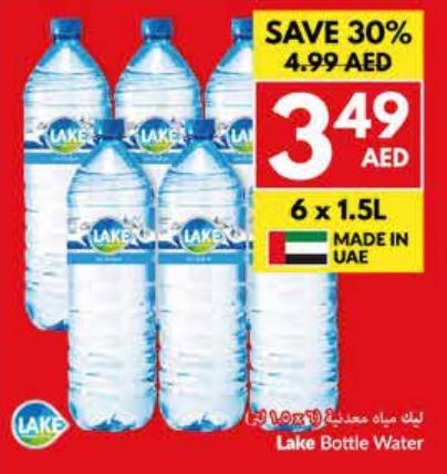 Lake Bottle Water 6 x 1.5L