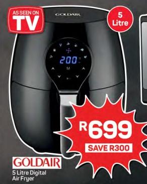 Goldair 5 Litre Digital Air Fryer