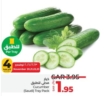 Cucumber (Saudi) Tray Pack