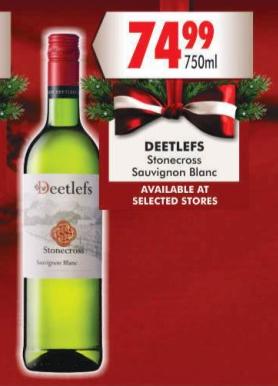 DEETLEFS Stonecross Sauvignon Blanc 750ml