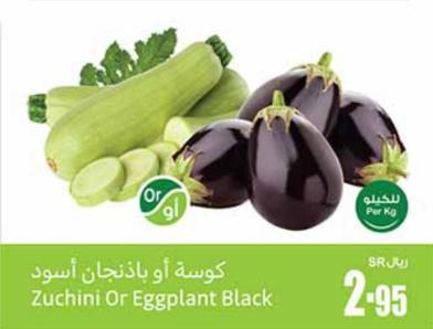 Zucchini Or Eggplant Black PER KG