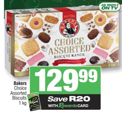 Bakers Choice Assorted Biscuits 1 kg