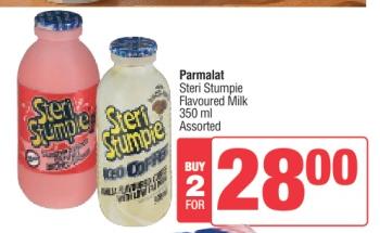 Parmalat Steri Stumpie Flavoured Milk 350 ml Assorted