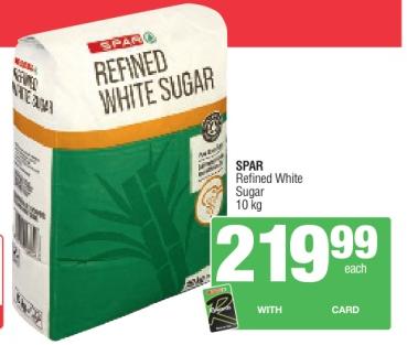 SPAR Refined White Sugar 10 kg