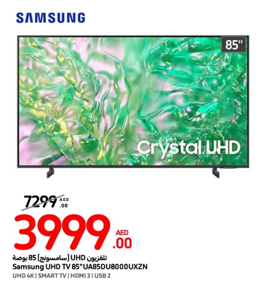 Samsung UHD TV 85" UA85BU8000UXZN