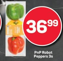 PnP Robot Peppers 3s