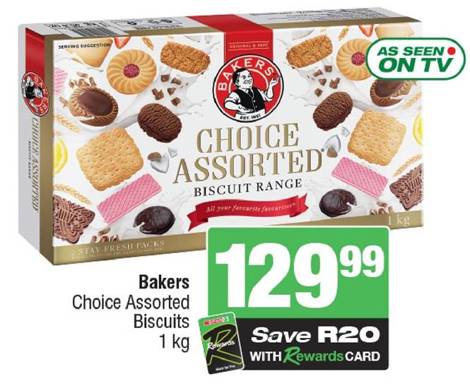 Bakers Choice Assorted Biscuits 1 kg