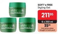 SOFT'n FREE Styling Gel 6 x 250 ml