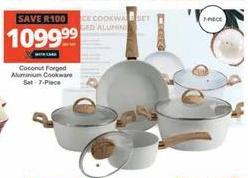 Coconut Forged Aluminum Cookware Set - 7-Piece