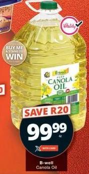 B-well Canola Oil 4L