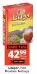 Laager Pure Rooibos Teabags 80 per pack