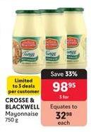 CROSSE & BLACKWELL Mayonnaise 750 g