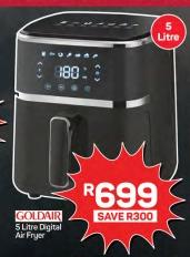 Goldair 5 Litre Digital Air Fryer