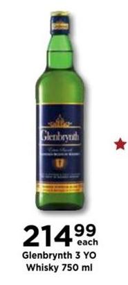 Glenbrynth 3 YO Whisky 750 ml 