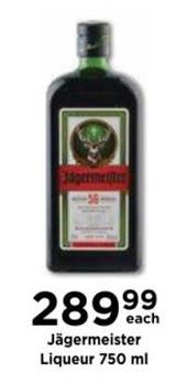 Jägermeister Liqueur 750ml 