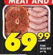 Pork Braai Box per kg