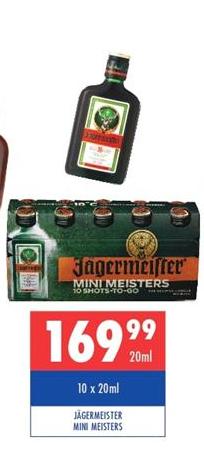 Jägermeister Mini Meisters 20ml