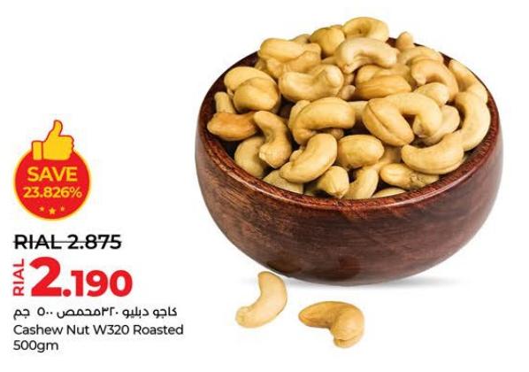 Cashew Nut W320 Roasted 500 gm