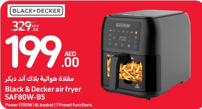 Black & Decker air fryer SAF80W-B5 