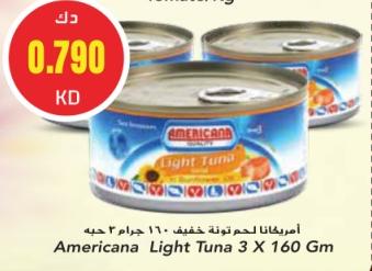 Americana Light Tuna 3 X 160 gm