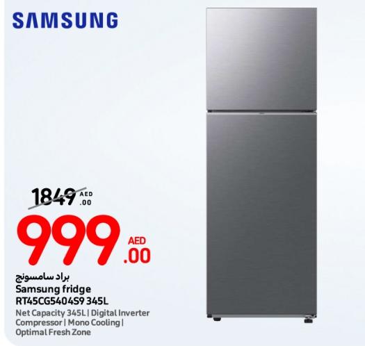 Samsung fridge RT45CG5404S9 345L