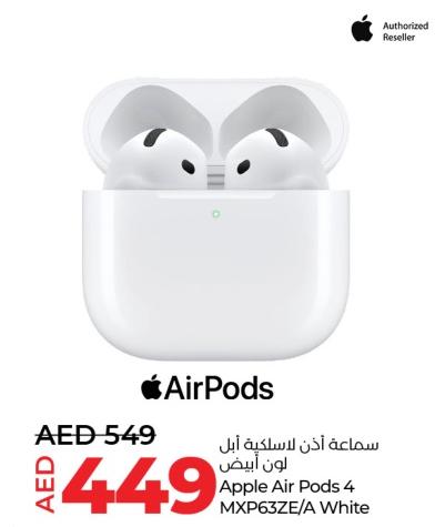 Apple Air Pods 4 MXP63ZE/A White